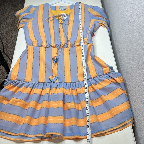 NWT Sachin & Babi x Dillard's Deanna Stripe Cuff Sleeve Mini Dress Size 10 - Picture 16 of 16